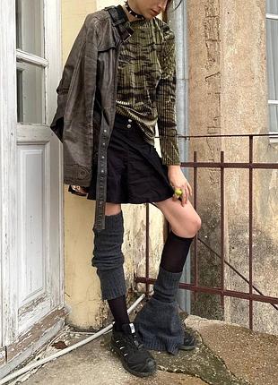 Оксамитовий лонгслів,y2k style