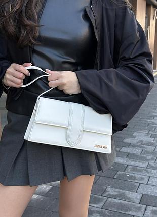 Сумка jacquemus le grand bambino white