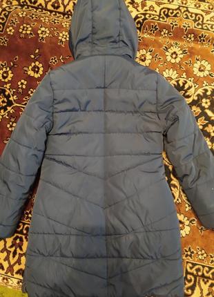 Зимняя куртка-пальто 7-8 лет3 фото