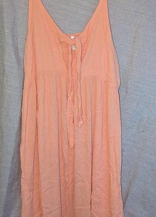 Сарафан vero moda, 100% віскоза, xl, персиковий