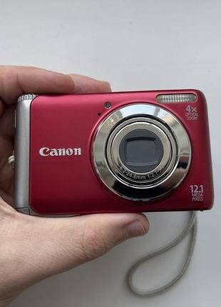 Легендарный фотоаппарат стильная камера canon powershot a3100 is 12.1mp красная