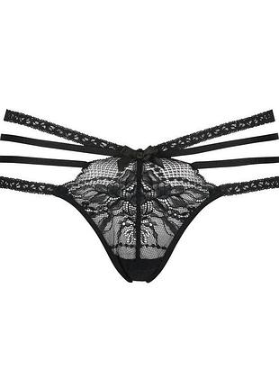 Чорні мереживні трусики стрінги hunkemoller, дуже тонку роблять талію:)