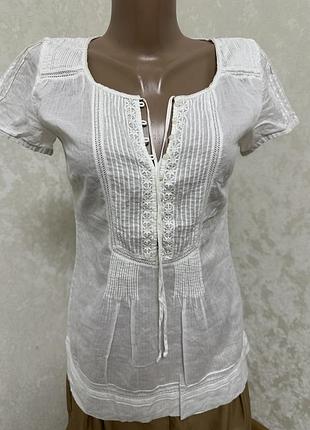 Котоновий топ блуза massimo dutti