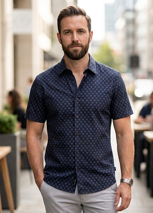 Сорочка\рубашка ted baker yannic floral printed shirt