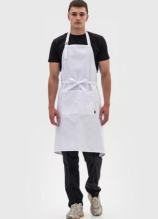Фартук latte удлиненный белый vsetex