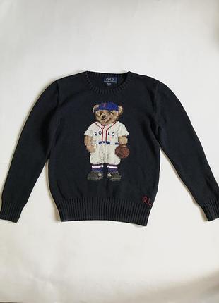 Свитер polo ralph lauren bear 10-12 р