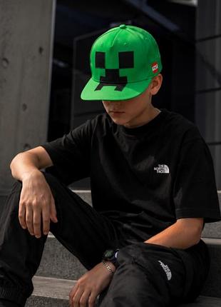 Крута кепка jinx minecraft creeper mob hat applique