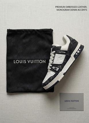 Мужские кроссовки louis vuitton lv trainer black 41/45 размер