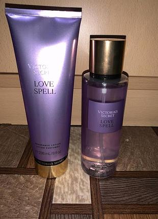 Victoria's secret mist спрей лосьйон love spell