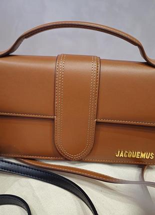 Сумка jacquemus le bambino moyen, кожа, оригинал, в идеальном состоянии