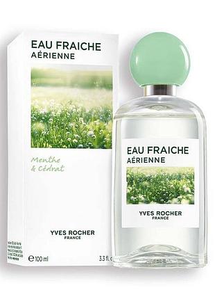 О'фреш освіжна туалетна вода, м'ята цитрон, м'ята, eau fraiche aérienne, aerienne, yves rocher, ів роше, туалетна вода м'ята цитрон