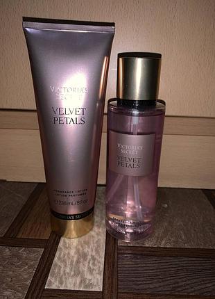 Victoria’s secret mist спрей лосьен velvet petals