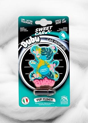 Ароматизатор для автомобіля, sweet car, квітковий, pop flower, 1 шт