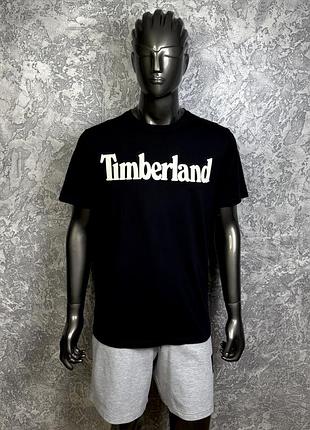 Timberland regular fit футболка xl размер черная с принтом