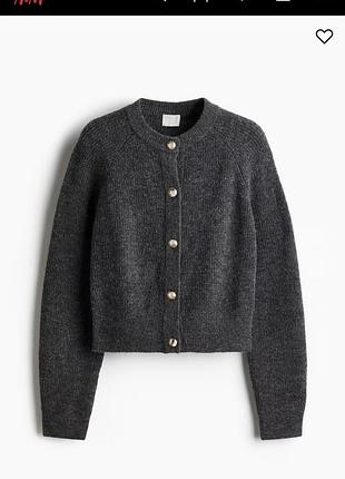 Стильний кардиган h&m (розмір s) в ідеальному стані. одягався 1 раз
