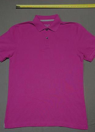 Плечі 43 см charles tyrwhitt size s  темно рожевий   поло  100% cotton