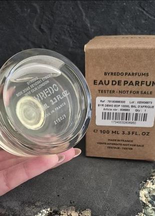 Byredo bald'afrique тестер 4
