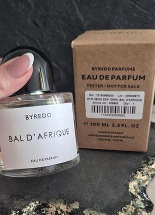 Byredo bald'afrique тестер 3