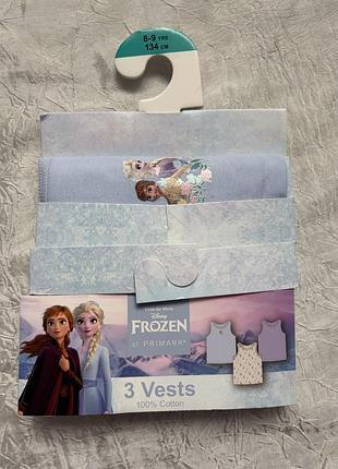 Майка бельевая frozen, р.134 (8-9y),