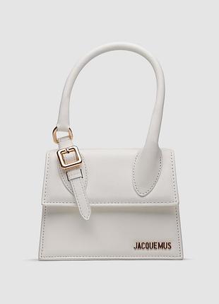 Сумка jacquemus le chiquito moyen boucle white