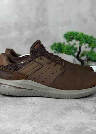 Skechers чоловічі шкіряні кросівки оригінал, розмір 47.5