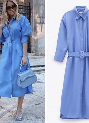 Сукня рубашка zara