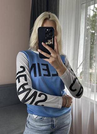 Calvin klein лонг кофта блузка 4