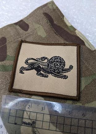 Шеврон trf лев ланкастеров британия (duke of lancaster's regiment). идеал нашивка патч в коллекцию