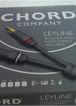 Chord, leyline, межсторонний кабель, (2rca-2rca), hi-fi 0.5 метр