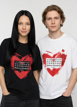 Футболки maison margiela, чорна, была xs,s,m,l,xl, xxl