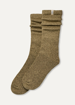Ugg w tyla slouchy crew i / угг жіночі теплі шкарпетки слоучі | оригінал | one size