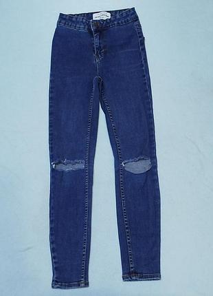 Синие джинсы скинни new look petite 140-146р 8043 т