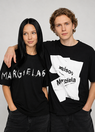 Футболки maison margiela, черная, xs,s,m,l,xl,xxl