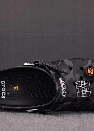 Crocs bape/crocs unisex/crocs бейп