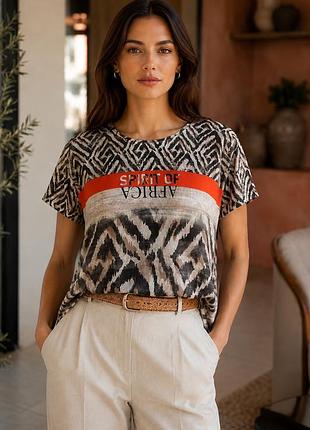 Футболка в принт від преміум бренду gerry weber