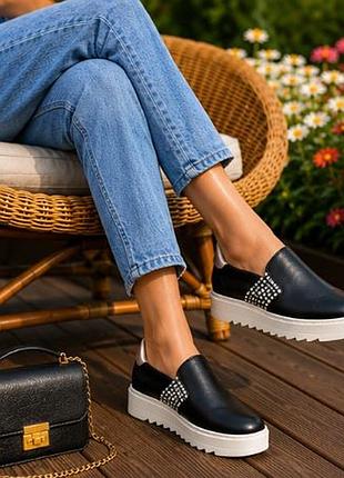 Р.38, 39.5 clarks кожаные слипоны оригинал