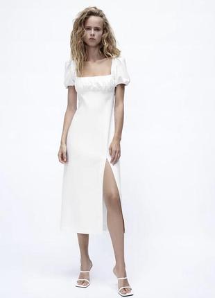 Біла сукня zara розміру s