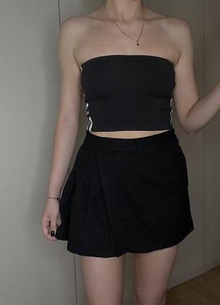 Спідниця шорти zara чорна