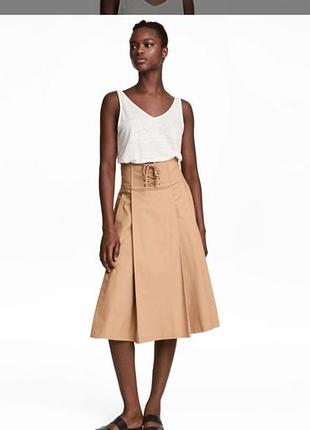 Юбка женская h&amp;m беж 44 г.