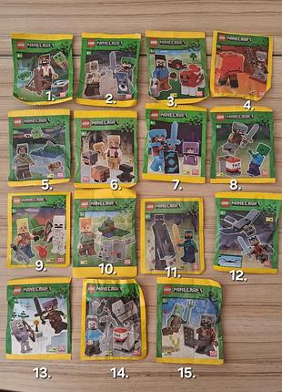 Конструктор lego minecraft