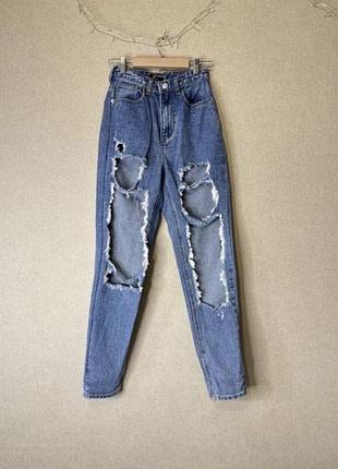 Джинси denim з рваностями