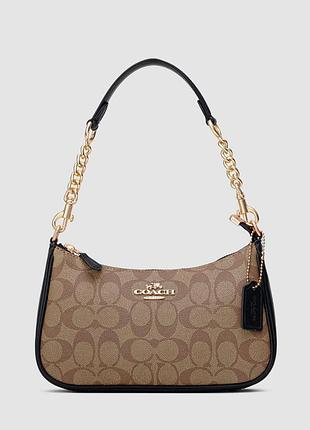 Сумка coach teri shoulder bag in signature canvas (