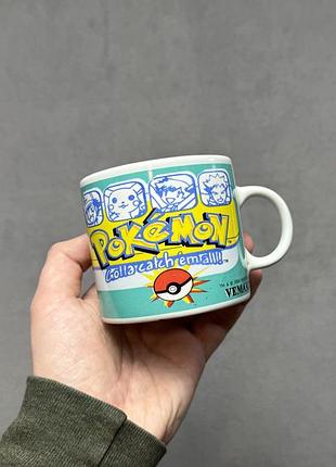 Винтажная чашка кружка pokemon 2000 год nintendo покемон ретро y2k мерч