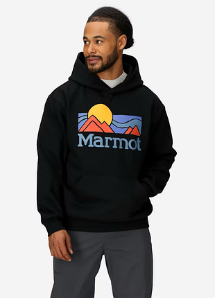 Худи marmot hoodie / мармот мужское худи с капюшоном | оригинал | m, l, xl