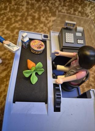 Playmobil supermarket checkout, 2