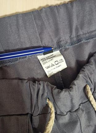 Летние мужские брюки на шнуровке р xl 5