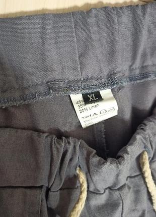 Летние мужские брюки на шнуровке р xl 6