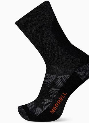 Офигенные повседневные мужские термо носки merrell moab crew l/xl(на ногу от 44 размера)