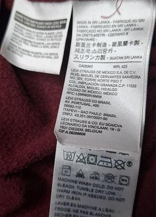 Худі levi's (бордове) 6