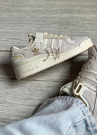 Adidas forum 84 low premium grey beige 3